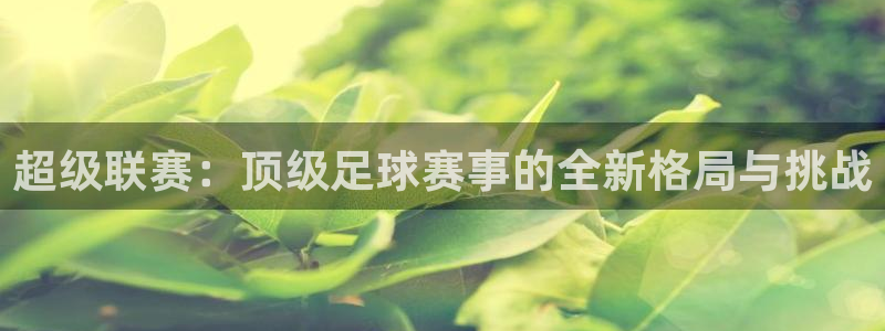 超级联赛：顶级足球赛事的全新格局与挑战